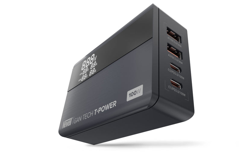 Newell GaN Tech T-Power 100W USB-C/USB-A Charger