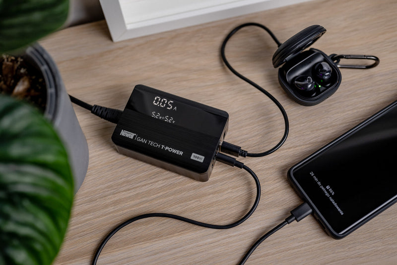 Newell GaN Tech T-Power 100W USB-C/USB-A Charger