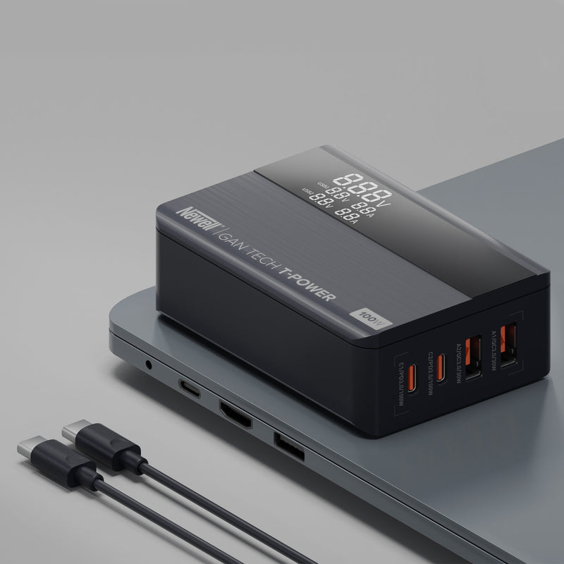 Newell GaN Tech T-Power 100W USB-C/USB-A Charger