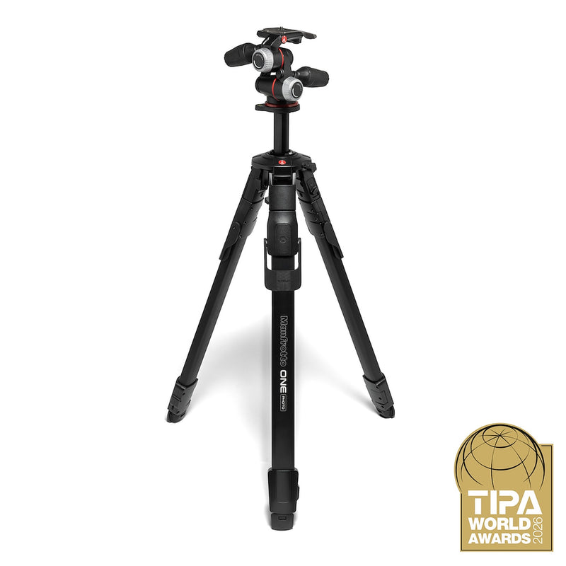 Manfrotto ONE Photo Aluminium Tripod with 3-Way Head