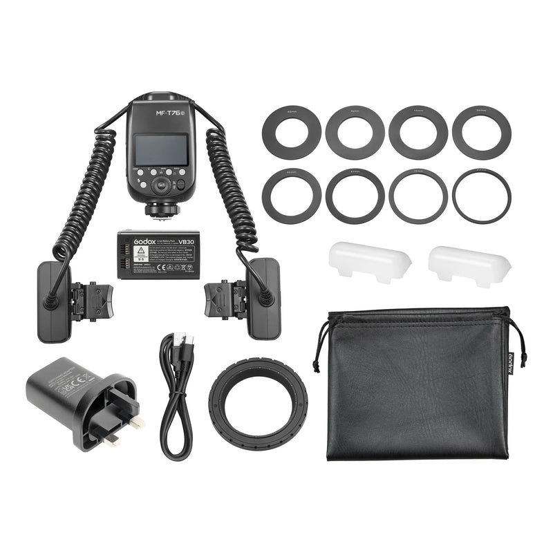 Godox MF-T76C On-Camera TTL Macro Twin Flash for Canon