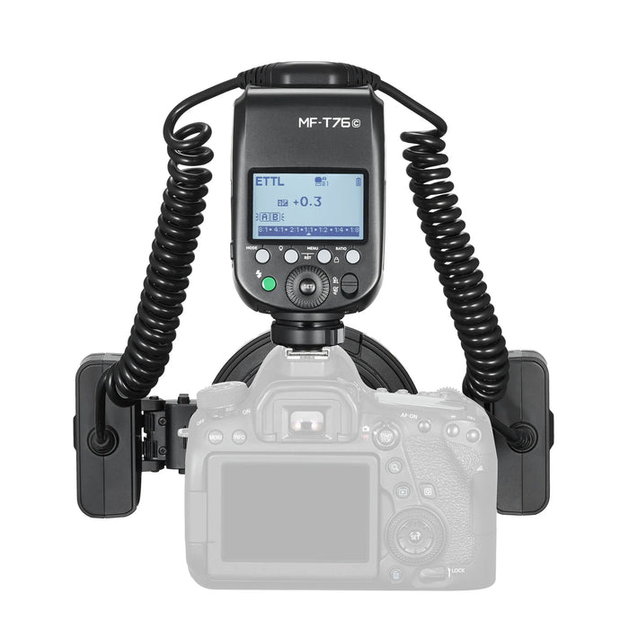 Godox MF-T76C On-Camera TTL Macro Twin Flash for Canon