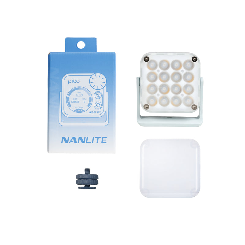 Nanlite Pico LED Mini Pocket Light Mint Blue