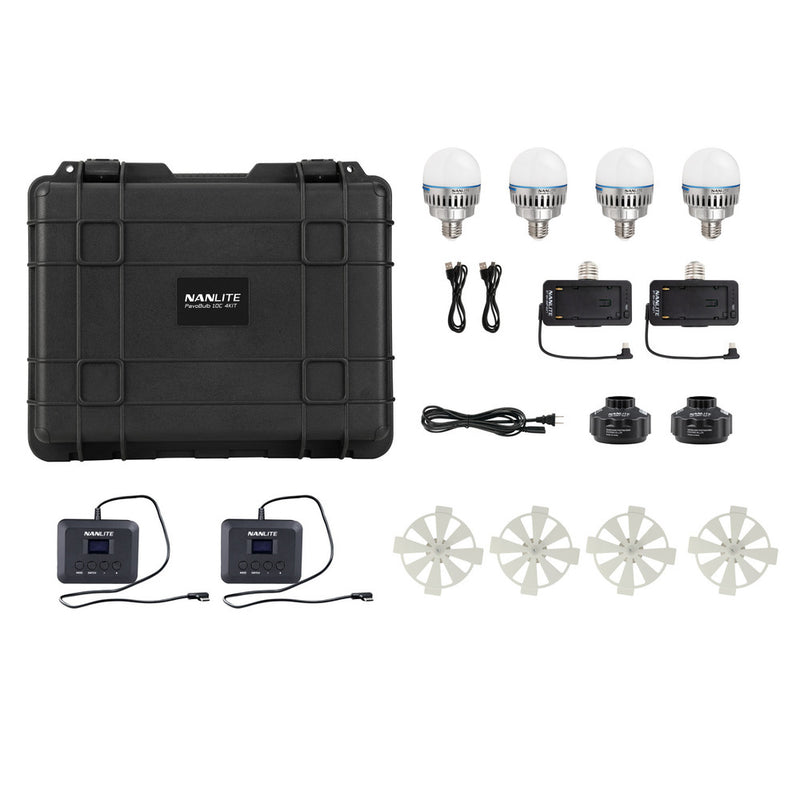 Nanlite PavoBulb 10C RGBWW LED Bulb 4-Light Kit