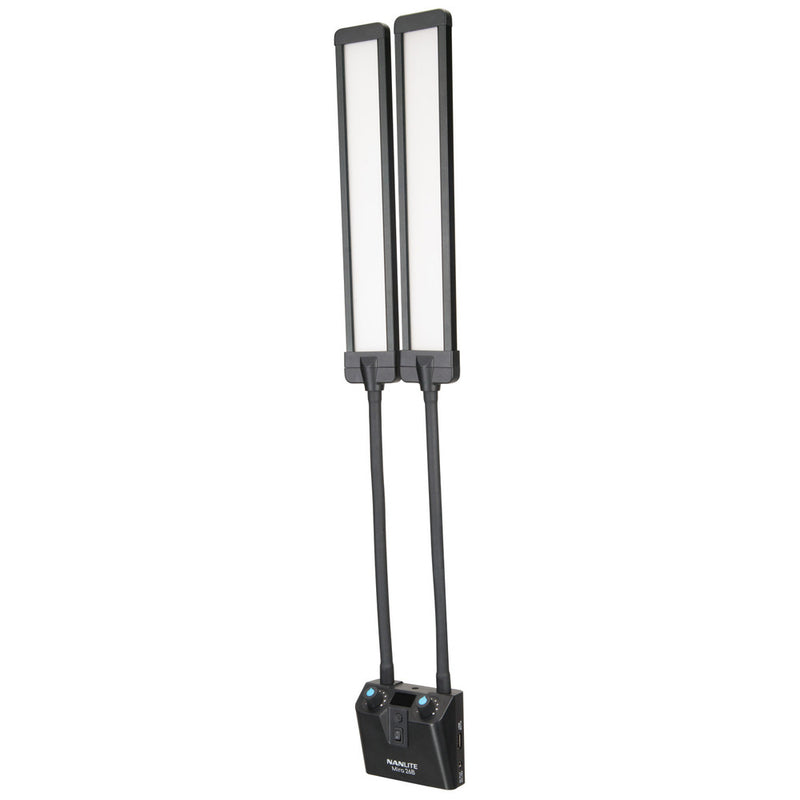 Nanlite Mira 26B Dual Flex Arm Beauty Light with Light Stand
