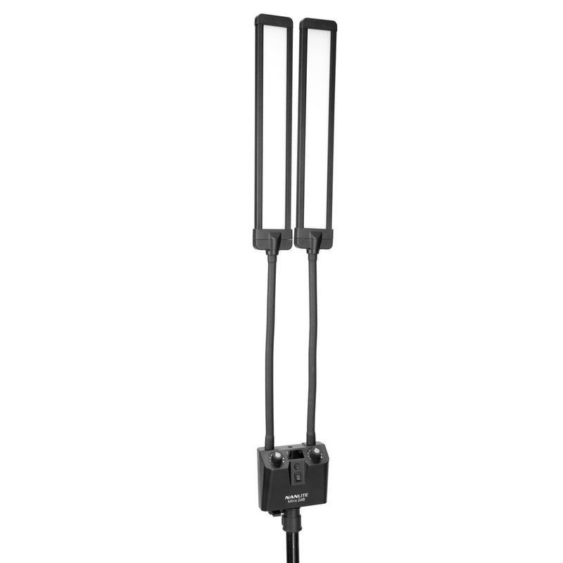 Nanlite Mira 26B Dual Flex Arm Beauty Light with Light Stand