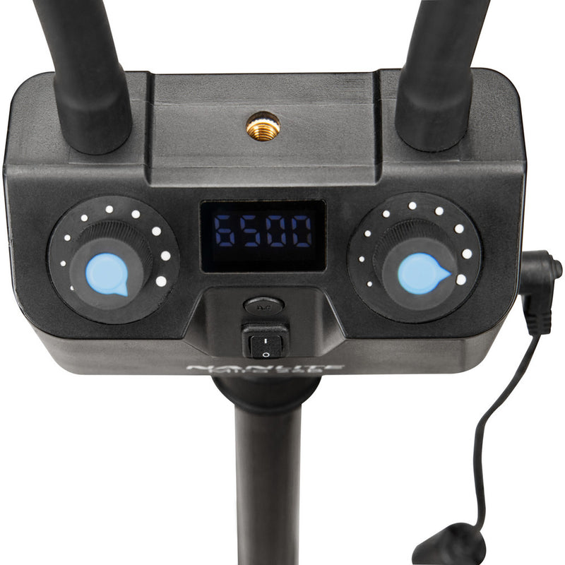 Nanlite Mira 26B Dual Flex Arm Beauty Light with Light Stand