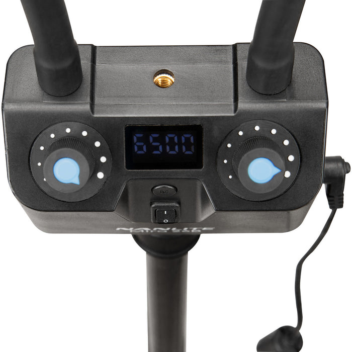 Nanlite Mira 26B Dual Flex Arm Beauty Light with Light Stand