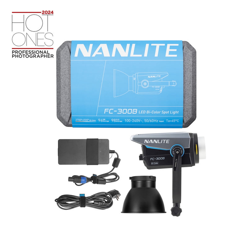 Nanlite FC-300B LED Bi-Colour Spot Light