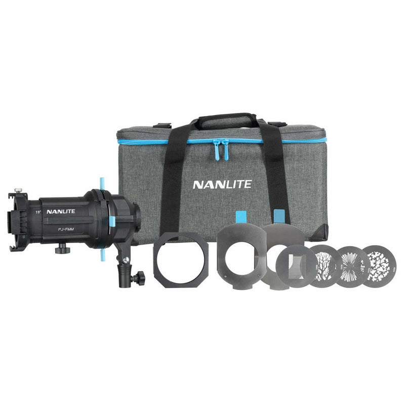 Nanlite Projection Attachment with 19° Lens for FM Mount