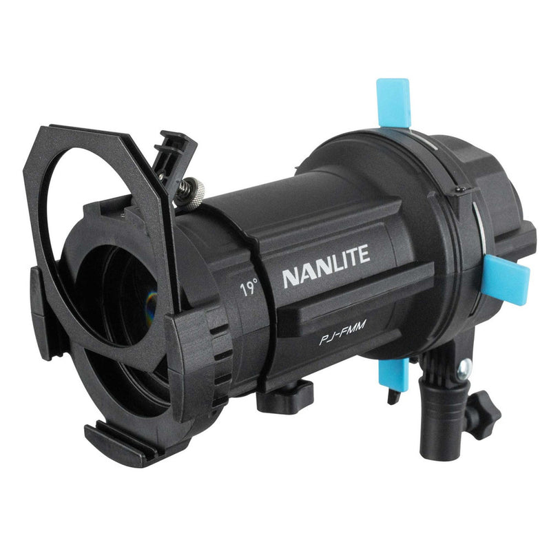 Nanlite Projection Attachment with 19° Lens for FM Mount