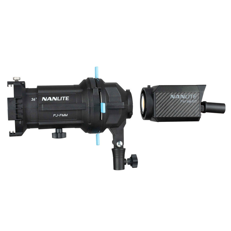 Nanlite Forza Projection Attachment with 36° Lens for FM Mount