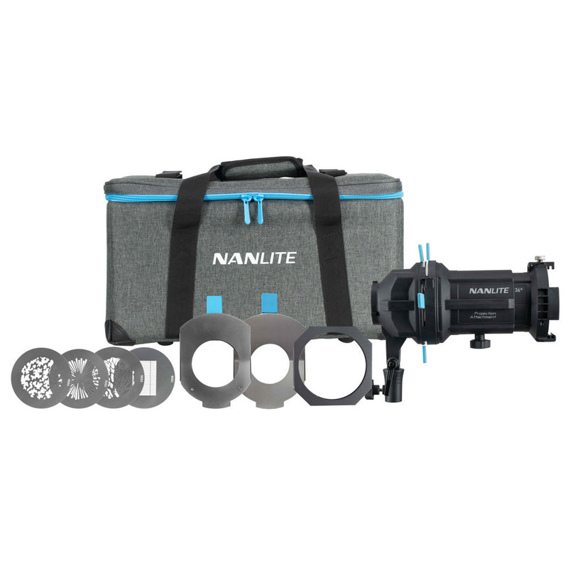 Nanlite Forza Projection Attachment with 36° Lens for FM Mount
