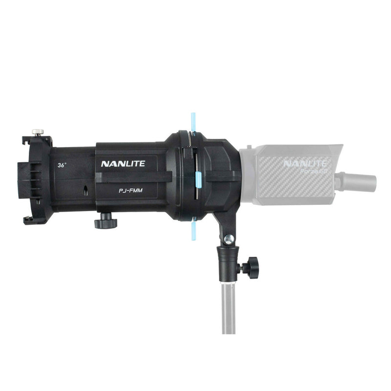 Nanlite Forza Projection Attachment with 36° Lens for FM Mount