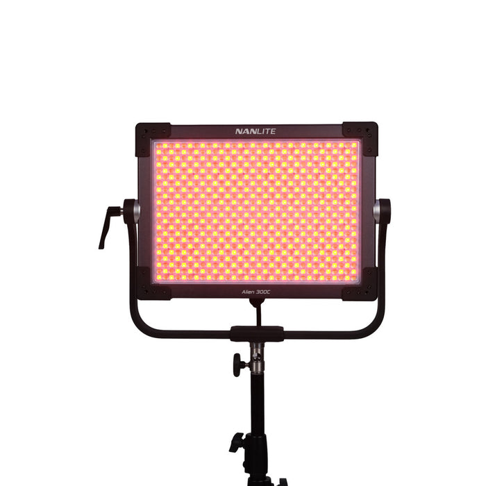 Nanlite Alien 300C RGBWW LED Panel Light with CRMX