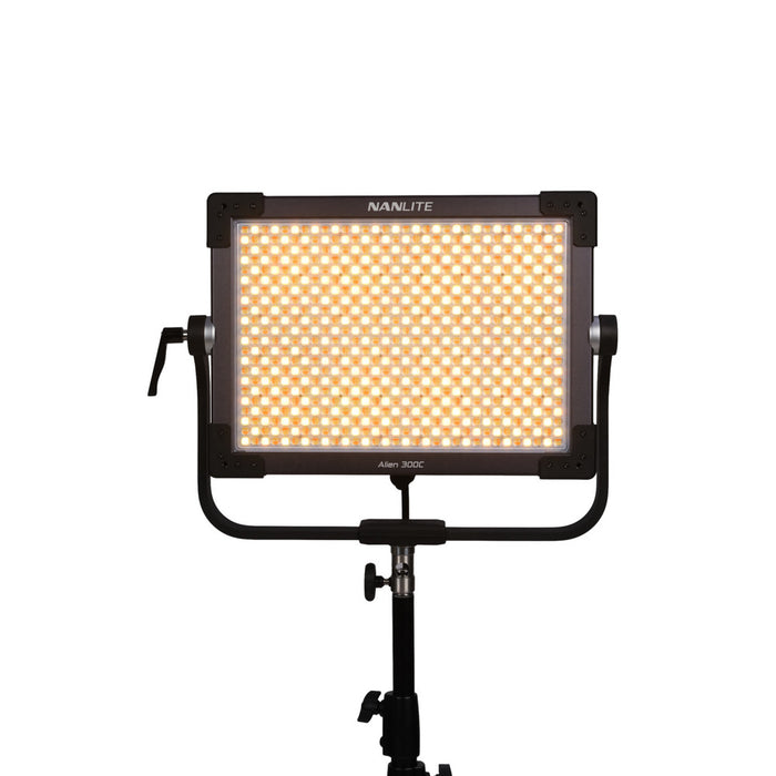 Nanlite Alien 300C RGBWW LED Panel Light with CRMX