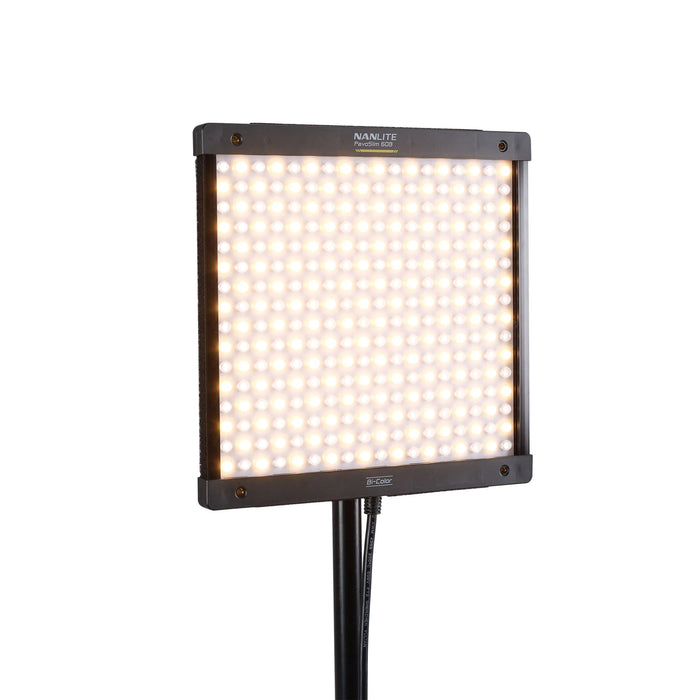 Nanlite PavoSlim 60B 1x1 Bi-Colour LED Panel Light with Pop-Up Softbox