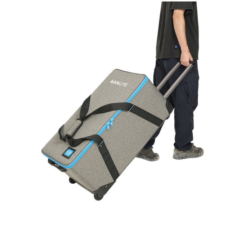 Nanlite PavoSlim 60B 3-Light Trolley Case Kit with Light Stands