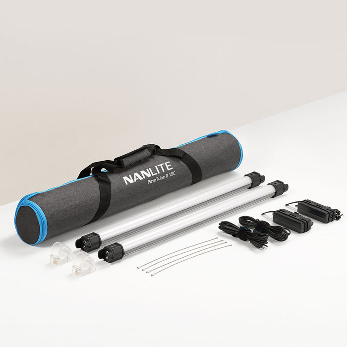 Nanlite PavoTube II 15C RGBWW LED Tube 2 Light Kit