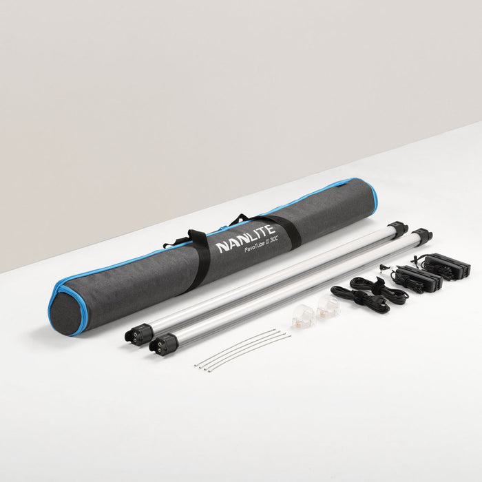 Nanlite PavoTube II 30C RGBWW LED Tube 2 Light Kit