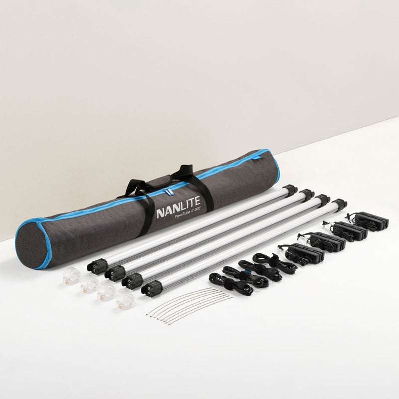 Nanlite PavoTube II 30C RGBWW LED Tube 4 Light Kit