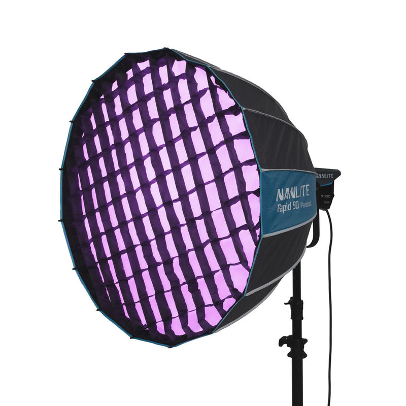 Nanlite Rapid 90 Parabolic Softbox with Grid & Bowens Mount