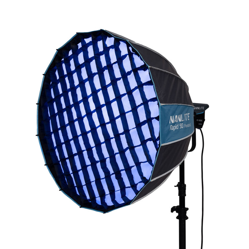 Nanlite Rapid 90 Parabolic Softbox with Grid & Bowens Mount