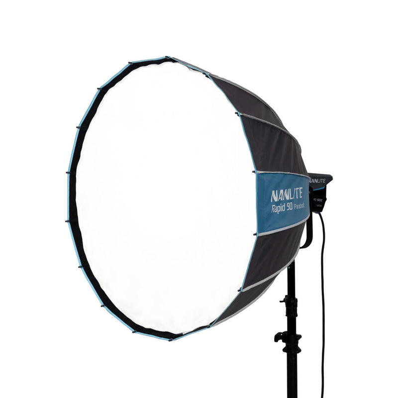 Nanlite Rapid 90 Parabolic Softbox with Grid & Bowens Mount