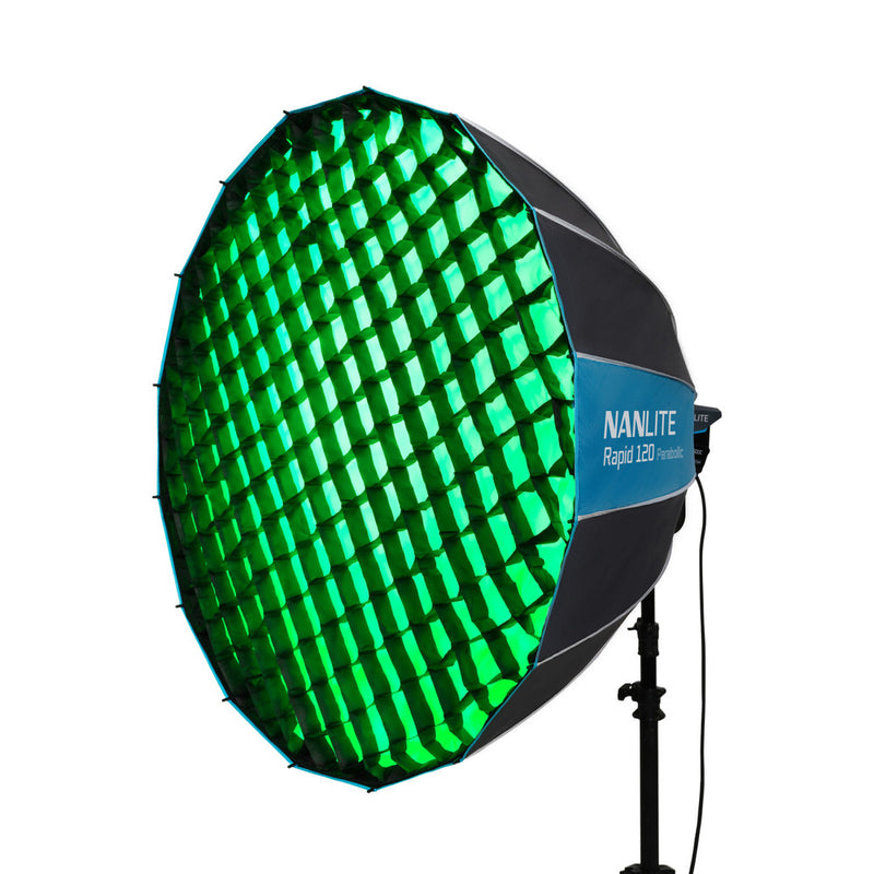 Nanlite Rapid 120 Parabolic Softbox with Grid & Bowens Mount