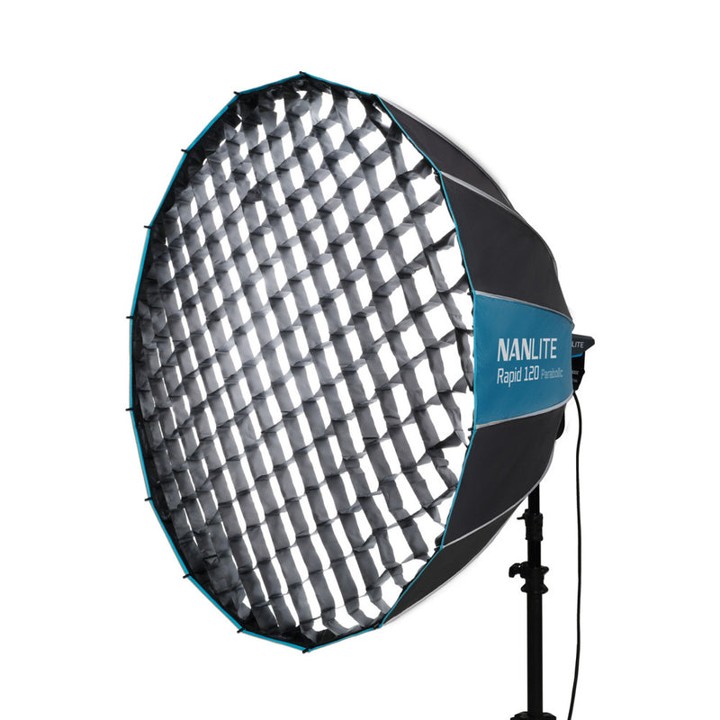 Nanlite Rapid 120 Parabolic Softbox with Grid & Bowens Mount