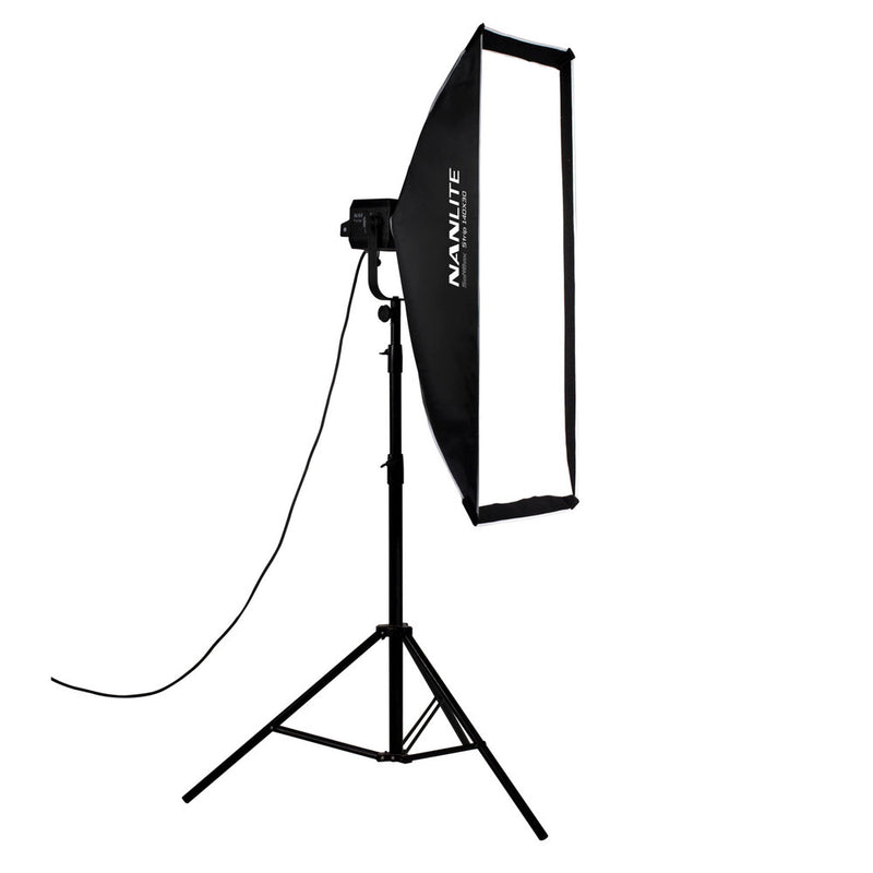 Nanlite Asymmetrical Stripbank Softbox with Bowens Mount 45 x 110cm