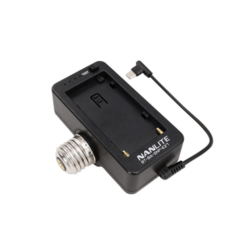 Nanlite NP-F Battery Adapter and Mount for PavoBulb 10C