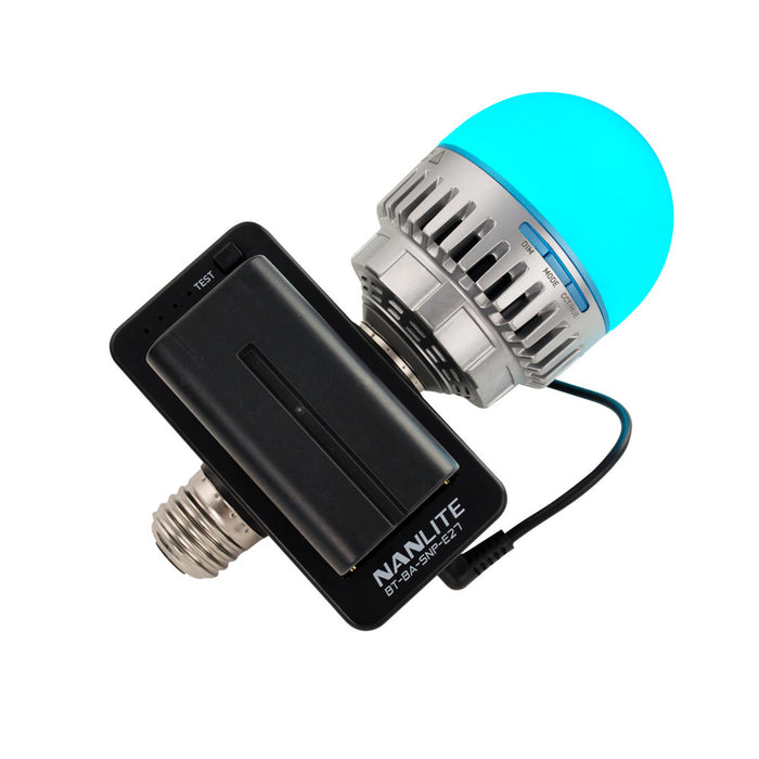 Nanlite NP-F Battery Adapter and Mount for PavoBulb 10C