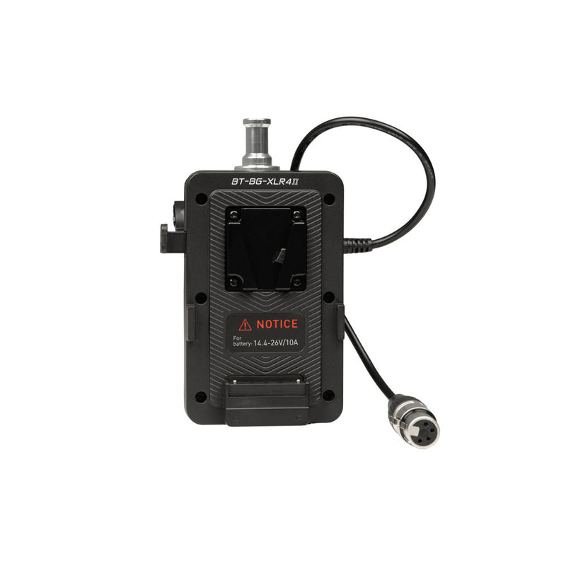 Nanlite V-Mount Battery Grip with 4-Pin XLR Connector