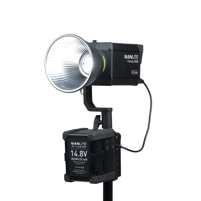Nanlite V-Mount Battery Grip with 4-Pin XLR Connector