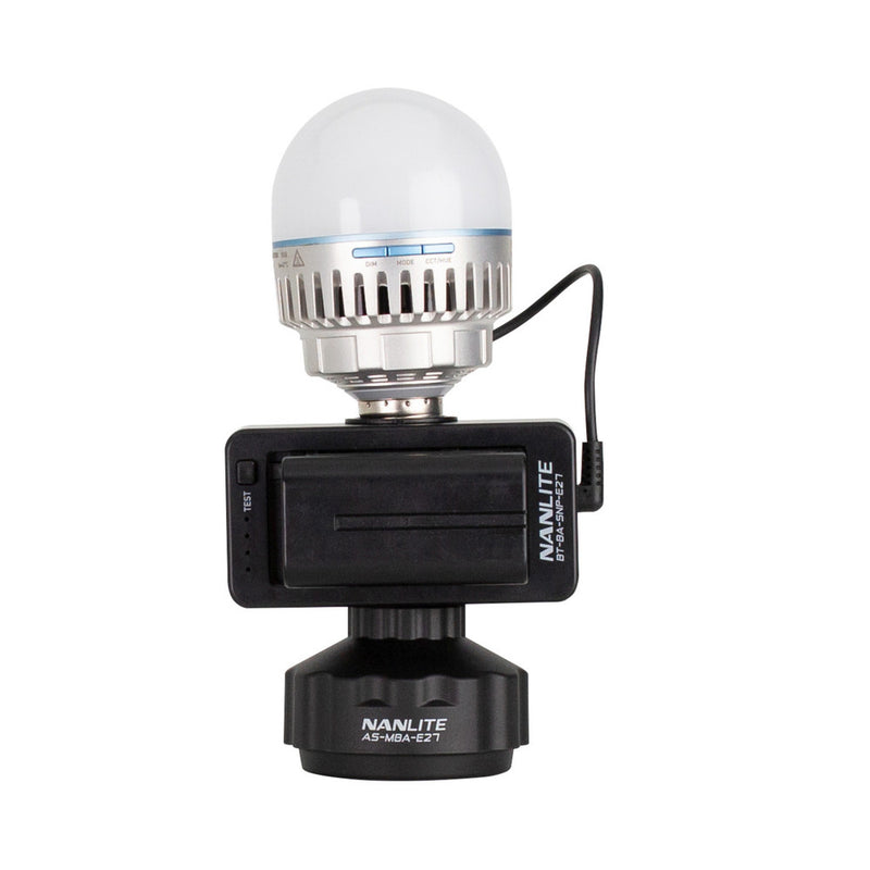 Nanlite E27 Magnetic Mount for PavoBulb 10C no Power Cable