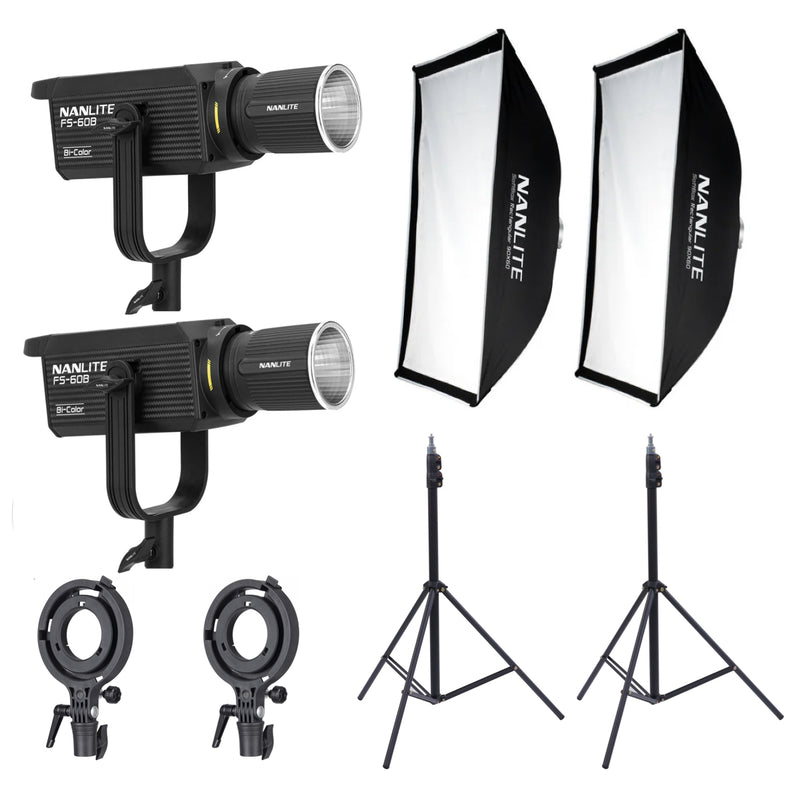 Nanlite FS-60B Two LED Head Schools Kit