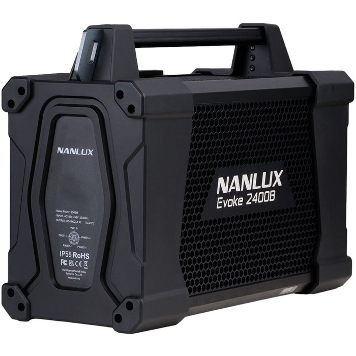 Nanlux Evoke 2400B Bi-Colour Spot Light with Reflector 45° in Flight Case