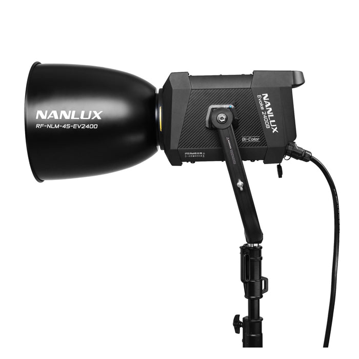 Nanlux Evoke 2400B Bi-Colour Spot Light with Reflector 45° in Flight Case