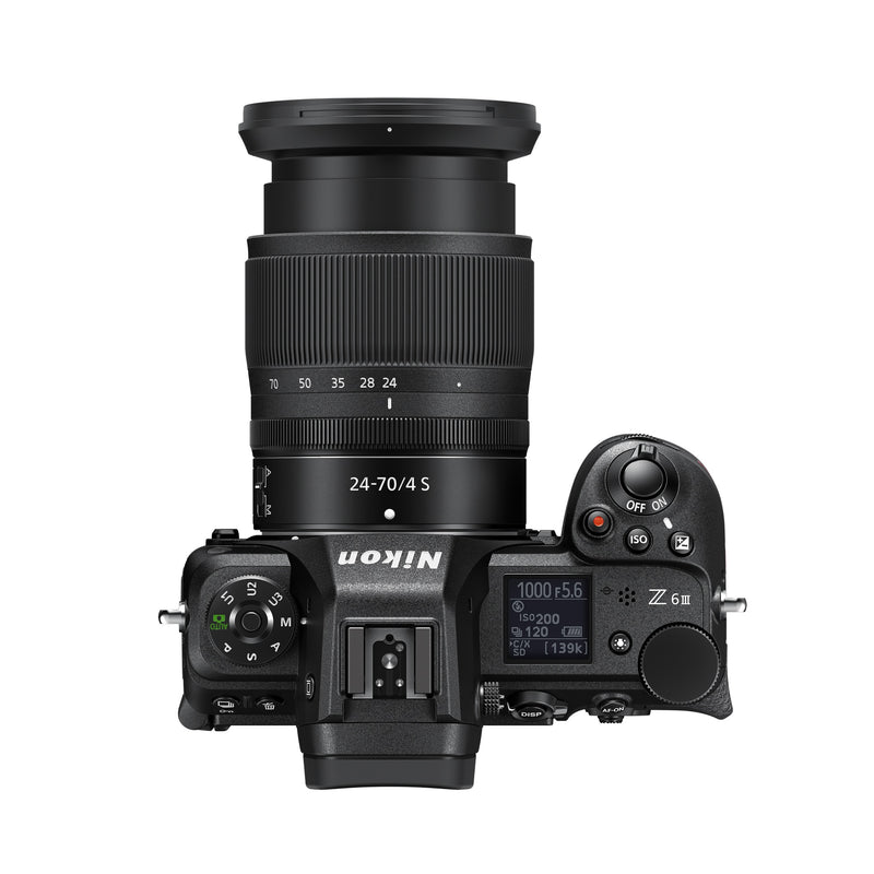 Nikon Z6 III Body with 24-70mm f/4 S Lens