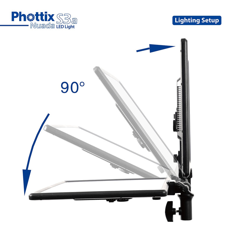 Phottix Nuada S3a Bi-Colour 40W Video LED Light with App Control