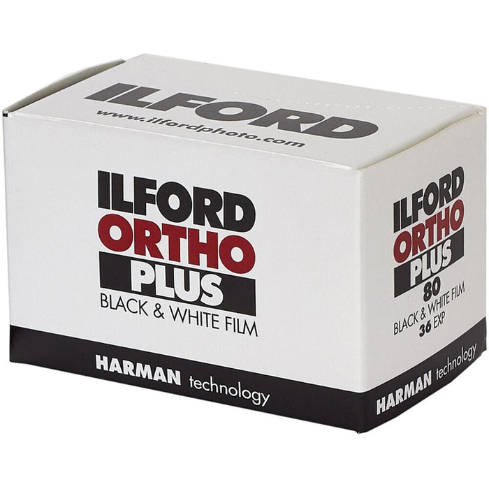 Ilford Ortho 80 Plus 36-Exposure 35mm Black & White 135 Film