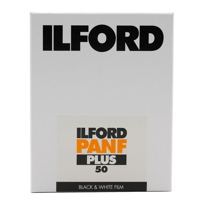 Ilford Pan F 50 Black & White 4x5"Sheet Film (25 Sheets)