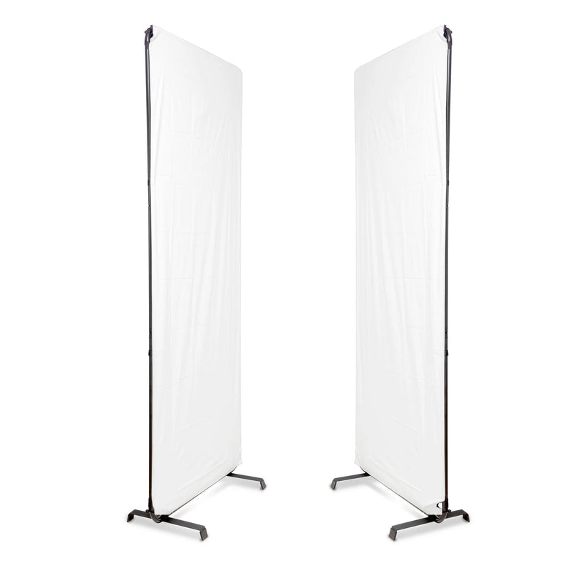 Pixapro 1m x 2.4m Reversible Black/White V-Flat Frame with Matte/Opaque Fabric
