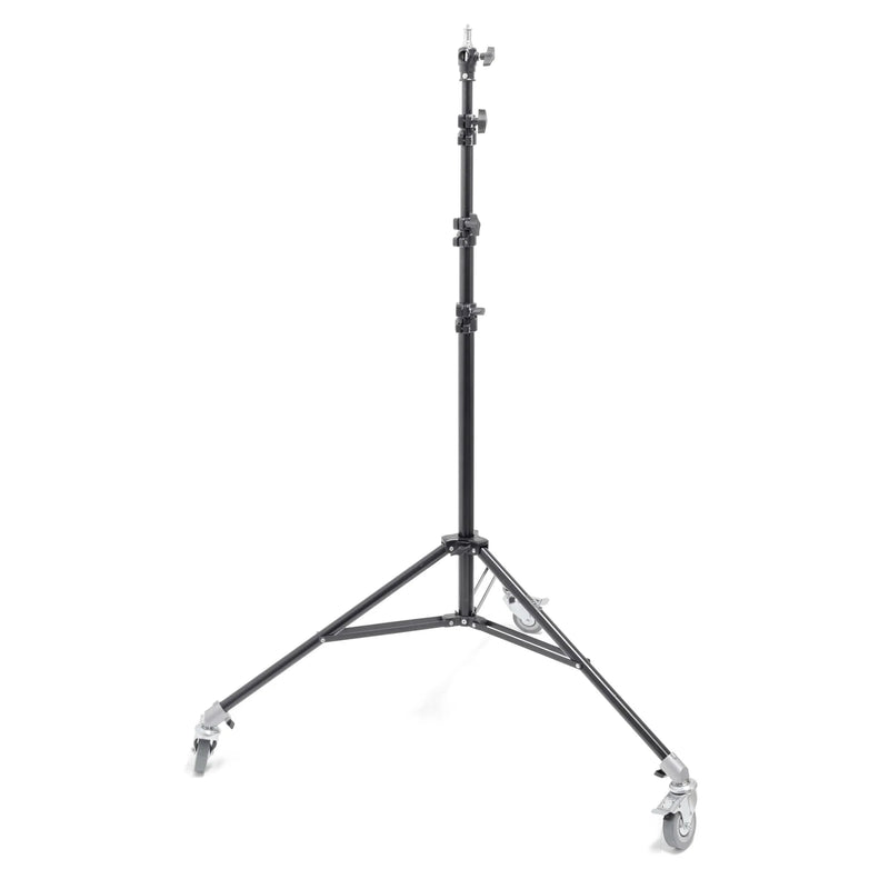 Pixapro 240cm 4-Section Air-Cushioned Light Stand & Caster Wheels Bundle