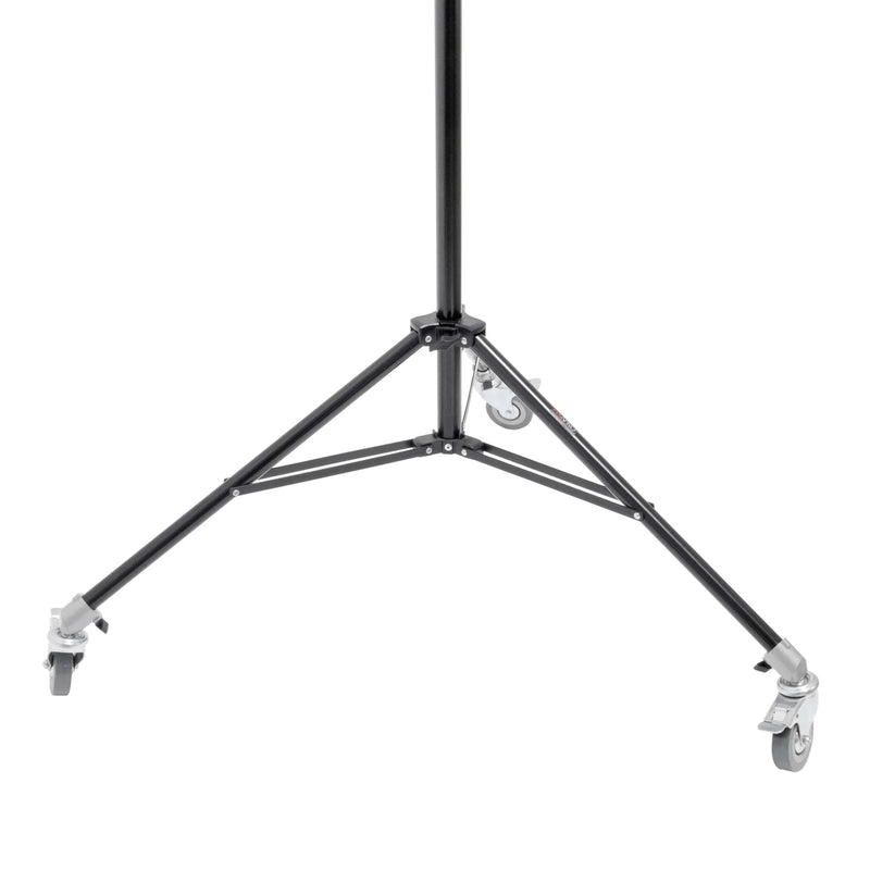 Pixapro 240cm 4-Section Air-Cushioned Light Stand & Caster Wheels Bundle