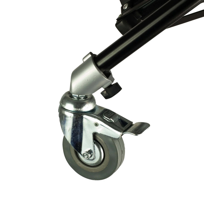 Pixapro 240cm 4-Section Air-Cushioned Light Stand & Caster Wheels Bundle