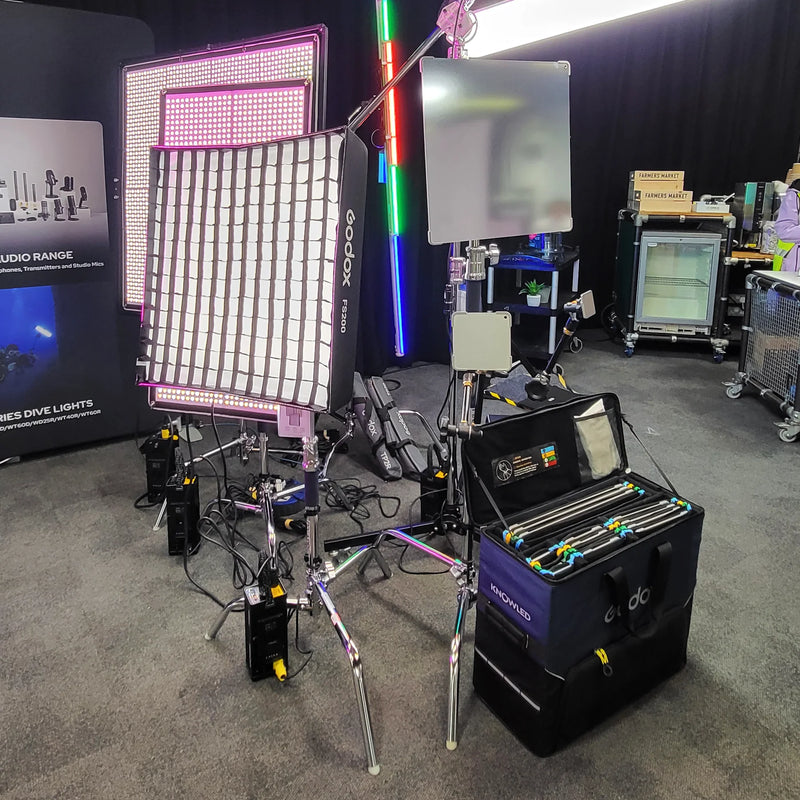 Pixapro 300cm C-Stand with 50" Boom Arm Set