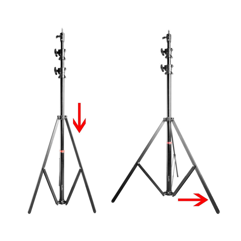 Pixapro 300cm Heavy Duty Air Cushioned Retractable Light Stand (Auto Stand)
