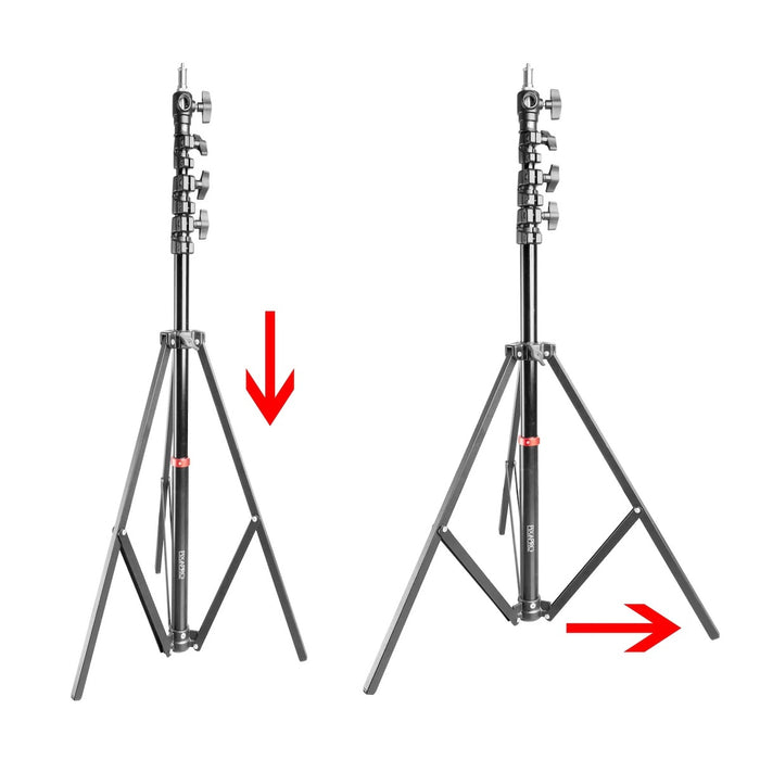 Pixapro 240cm Studio Retractable Light Stand (Auto Stand)